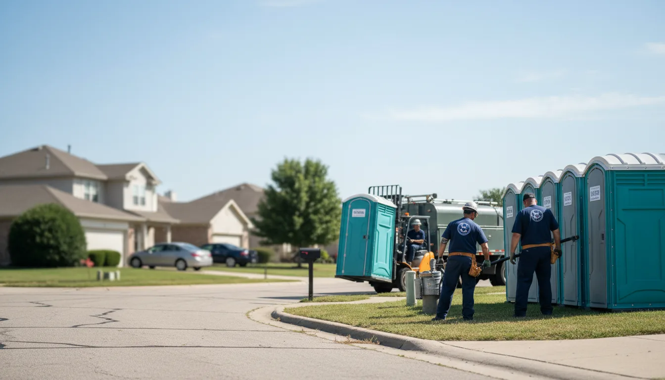 Porta Potty Rental in Denison, KS near me